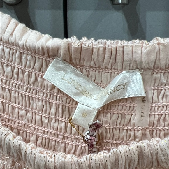 LoveShackFancy Blush Tiered Maxi Skirt - Picture 2 of 5